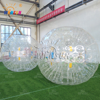 WINSUN Combinaison de protection en PVC pour adulte, Ballon de football à bulles, Jeu de football en plein air, Gonflable, Ignifuge, Imperméable, Sans plomb, Ballon Zorb