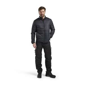 BLAKLADER - 471020309998L Veste chaude Noir/Gris foncé-VESTES DE TRAVAIL EAN 7330509852217 VESTES D'HIVER SOFTSHELL ET VESTES REMBOURRÉES - Product Image 3