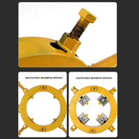 Clé de réparation universelle réglable pour vérins hydrauliques DYN pour excavatrices, camions-bennes et chargeuses - Acier renforcé