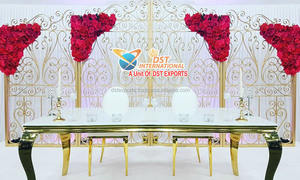 Último telón de fondo de Monet para decoración de boda Panel de fondo de flores de Metal para boda Panel de flor de hierro de alta calidad para boda - Product Image 4