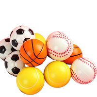 PU-schuim speelgoedballen milieuvriendelijke stressbal basketbal net stick voetbal schuim sponsbal stille bal fidgetbal