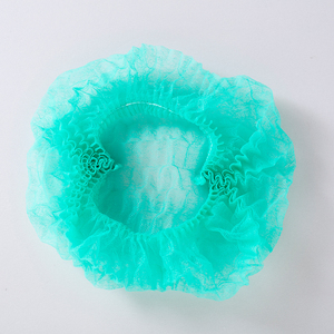 Copricapo chirurgico traspirante a prova di polvere all'ingrosso tappi per la pulizia monouso con Clip - Product Image 4