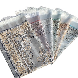Muslim <b>Prayer</b> <b>Mat</b> Rectangle Medallion Pattern Jacquard Washable Flat Pile Design for <b>Prayer</b> Use - Product Image 1