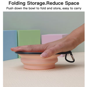وعاء ماء قابل للطي للسفر TPR قابل للطي للأماكن الخارجية للبيع بالجملة وعاء ماء للكلاب قابل للطي لإطعام الحيوانات الأليفة - Product Image 5