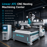 Machine à nester le bois Shandong Chenmai avec changement automatique d'outil, corps robuste, précision stable pour la fabrication de portes d'armoires