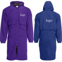 Parka de bain unisexe imperméable, robe de change surdimensionnée, veste pour homme, poncho chaud pour adultes pour le surf