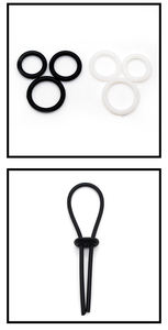Anneaux péniens à boucle fine pour hommes, l'anneau du prépuce obstrue l'anneau, retardant l'orgasme, jouet sexuel sûr pour adultes - Product Image 4