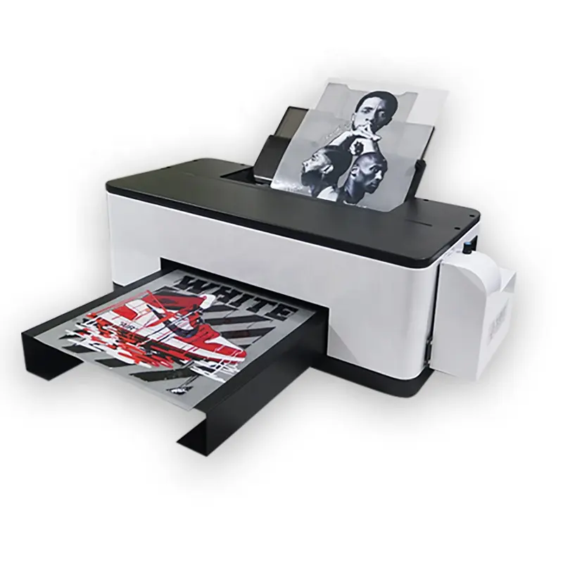 エプソンL1800プリンター用DTFインクフィルムパウダーを使用したA3A4ペットフィルムDTF印刷