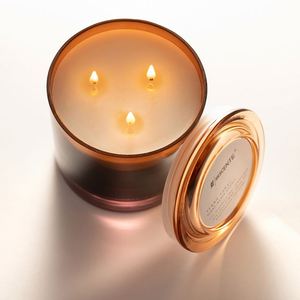 Großhandel Maßgefertigte Glas-Kerzenhalter Raumduftöl Duftende Sojawachs-Kerzen - Product Image 3