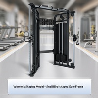 Machine Smith en acier pour la musculation, rack d'entraînement combiné type Fly, cage de puissance pour usage domestique, équipement commercial d'entraînement de force