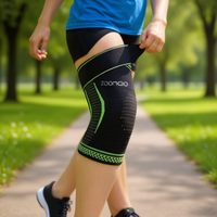 Rodillera Ortopédica Zoomcio con Diseño Transpirable para Alivio del Dolor y Estabilidad Durante la Recuperación Deportiva