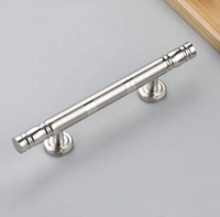 Nouveau design Poignée de porte en bois et verre Poignées de porte en acier inoxydable pour portes intérieures