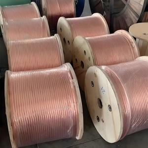 Fil de cuivre nu plat tressé 600V haute conductivité pour bande de terre, applications industrielles, chauffage automobile, batteries de véhicules électriques, alimentation aérienne - Product Image 1