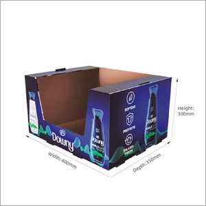 กล่องกระดาษแข็งสำหรับวางบนเคาน์เตอร์ซุปเปอร์มาร์เก็ต กล่องโชว์สินค้าแบบ PDQ สำหรับเครื่องเขียน - Product Image 2