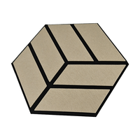 Panneaux acoustiques hexagonaux DAYIN en bois plaqué, feutre PET, chêne, pour décoration murale 3D, amortissement acoustique, murs de télévision