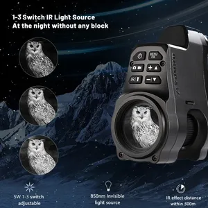 NV4A Hồng Ngoại Quan Sát Ban Đêm Một Mắt 4X Zoom HD Video Camera Thiết Bị Màn Hình Tròn Crosshair Gắn Săn Bắn Ban Đêm IR Kỹ Thuật Số Phạm Vi - Product Image 6