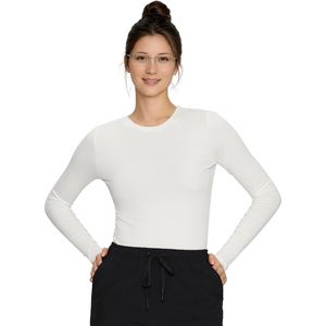 Sous-vêtements médicaux à manches longues pour femmes, lot de 3, col haut, mélange de coton, confortables, uniformes d'hôpital - Product Image 5