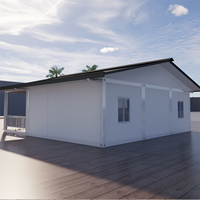 Concevez votre maison conteneur moderne avec un toit incliné élégant et un kit d'assemblage facile pour une construction rapide d'espaces habitables