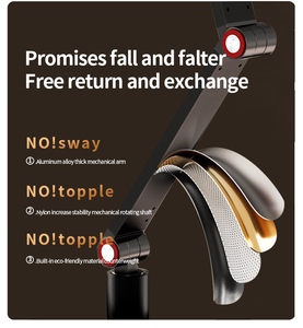 Chuyên nghiệp podcast Sàn Nhôm nặng <span class=keywords><strong>Microphone</strong></span> đứng chủ mic đứng với <span class=keywords><strong>Heavy</strong></span> Duty Vòng cơ sở cho nhà thờ và sân khấu - Product Image 4