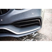 Kit de Carrocería para Benz Clase C W205 2016-2020, Parachoques Delanteros y Traseros, Faldones Laterales, Alerón Trasero, con Luces Antiniebla