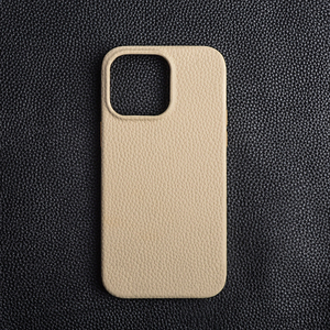 DL vendita calda primo strato di cuoio genuino Pebble grano di ciottoli protezioni per lenti all'ingrosso in pelle di design custodie per telefono per <span class=keywords><strong>Iphone</strong></span> - Product Image 1