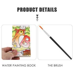 DIY Pigments Doodle Gouache pour enfants Animal <span class=keywords><strong>marin</strong></span> Image <span class=keywords><strong>Aquarelle</strong></span> Peinture Livre de coloriage - Product Image 4