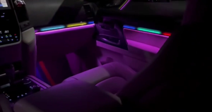Kit d'éclairage LED dynamique et coloré pour l'intérieur de la voiture, noir piano, pour Land Cruiser 200 2010-2023 - Product Image 6