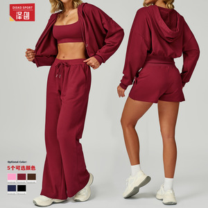 Zechuang Chándal con Capucha para Mujer, Manga Larga, Transpirable, Ajuste Holgado, Ropa Deportiva Casual para Correr al Aire Libre 2030 - Product Image 1