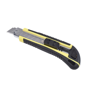 <span class=keywords><strong>Couteau</strong></span> utilitaire Recyclable à poignée en caoutchouc de sécurité, bon marché, verrouillage automatique, <span class=keywords><strong>couteau</strong></span> de coupe utilitaire de 18mm - Product Image 3