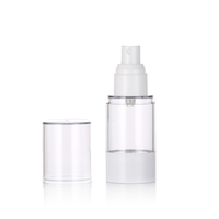 Botol Pompa Kosmetik Tanpa Udara 100 ml Botol Serum Transparan Putih