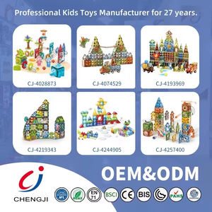 צ 'נג' י אריחים מגנטיים כביש להגדיר מבנה מגנטי בלוקים חיי צעצוע חינוכיים התינוק חוסם מגנטי בלוקים בניין מגנטי - Product Image 6