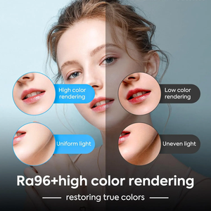 Lámpara de Panel de Luz de Vídeo Led de Anillo de 24 Pulgadas, Equipo Fotográfico de 60W, Luz de Relleno de Estudio Led para Grabación de Películas y Vídeo Fotográfico - Product Image 5