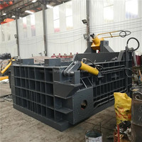 Presse à balles hydraulique automatique BRD 315T haute productivité 74 kW avec moteur à roulement pour déchets industriels en alliage d'aluminium et acier inoxydable