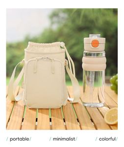 Mochila de Hidratación para Exteriores, Bolsa para Botella de Agua con Compartimento Aislado y Funda para Teléfono, Nailon Resistente para Senderismo, Viajes y Ciclismo - Product Image 2