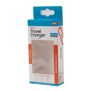 Custom Logo Print With Clear Window Earphone Charging Cable Data Line Charger USB Cable Packaging Box