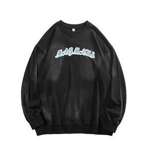 Wholesale Price Custom Street Loose-Fitting Long Sleeve Sport <strong>Hoodie</strong> With Printed <strong>Monogram</strong> in Solid Color - Product Image 1