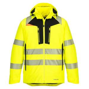 PORTWEST - DX461YBRL DX4 Veste hiver haute visibilité jaune/noir-EAN 5036108358328 HI-VIS WORKWEAR - Product Image 1
