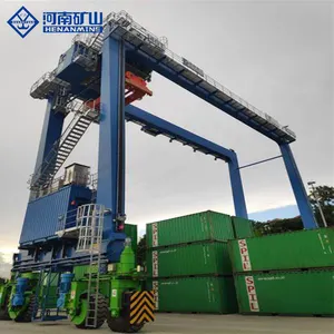 Port Container Lifting 30t 40t 45t Rubber Tyred Gantry Crane Rtg Crane Price