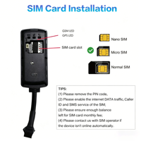 Traceur GPS GLONASS WiFi mobile en temps réel pour voitures 4G avec faible consommation d'énergie, télécommande, positionnement GSM/GPRS, PC OEM ODM