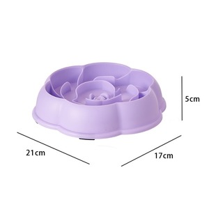 Slow <b>Feeder</b> Anti-Choke Pet Bowl - Anti-Slip <b>Cat</b> Dog Eating Dish New - Product Image 3