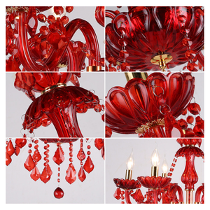 <span class=keywords><strong>Lampadario</strong></span> in Cristallo Rosso e Blu, <span class=keywords><strong>Lampadario</strong></span> in Cristallo K9, <span class=keywords><strong>Lampadario</strong></span> <span class=keywords><strong>Moderno</strong></span> per Soggiorno, Lampadari per Eventi - Product Image 3