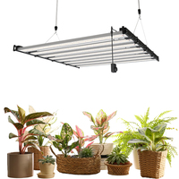 Vente chaude aux États-Unis 2024, lampe de culture LED à spectre complet 1000w 800w 4x6 pieds, efficacité maximale, 8 barres pliables pour plantes médicinales