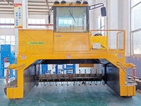 Machine à tourner le limon bio-organique, type à chenilles, engrais organique