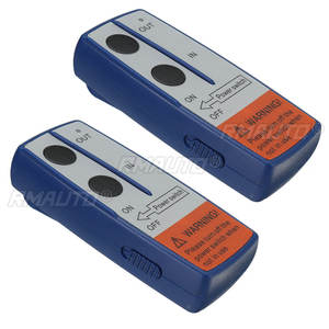 Control Remoto Inalámbrico Universal para Grúa de Coche de 24V y 30 m (98 Pies) con Doble Mando a Distancia, Color Azul - Product Image 2