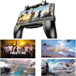 พัดลมระบายความร้อนสำหรับคอนโทรลเลอร์พาวเวอร์แบงค์สำหรับ PUBG Mobile จอยสติ๊กเกมแพด L1 R1 ปุ่มเล็งยิง รีโมทสำหรับ iPhone Android Grip - Product Image 4