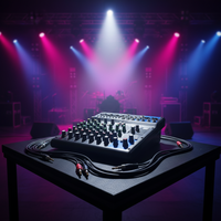 Haute qualité karaoké mélangeur amplificateur audio cartes son mélangeurs dj mélangeur cdj 3000