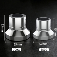 Pieds d'isolation audio HiFi réglables en acier inoxydable, amortisseurs de chocs pour amplificateur et support de câble d'alimentation