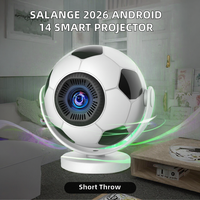 Projecteur portable de poche Pico 2026 HY300F à courte focale 720P HD WiFi intelligent Android 14 pour football avec haut-parleurs intégrés 170 ANSI LED