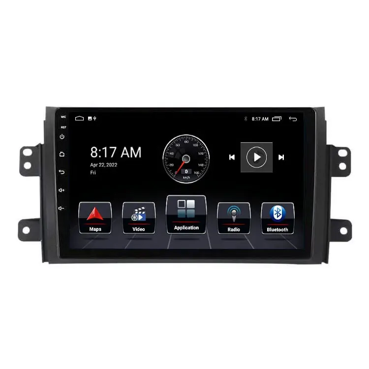 Stereo mobil android GPS double din mobil produsen radio mobil untuk Suzuki SX4 2006 2007 2008 2009 2010 2011 2012 2013 2014