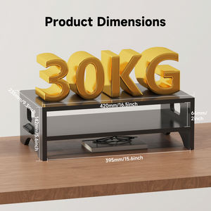 MST032 Support de moniteur robuste pour imprimante d'écran d'ordinateur Support pour ordinateur portable Étagère de bureau Organisateur de bureau - Product Image 2